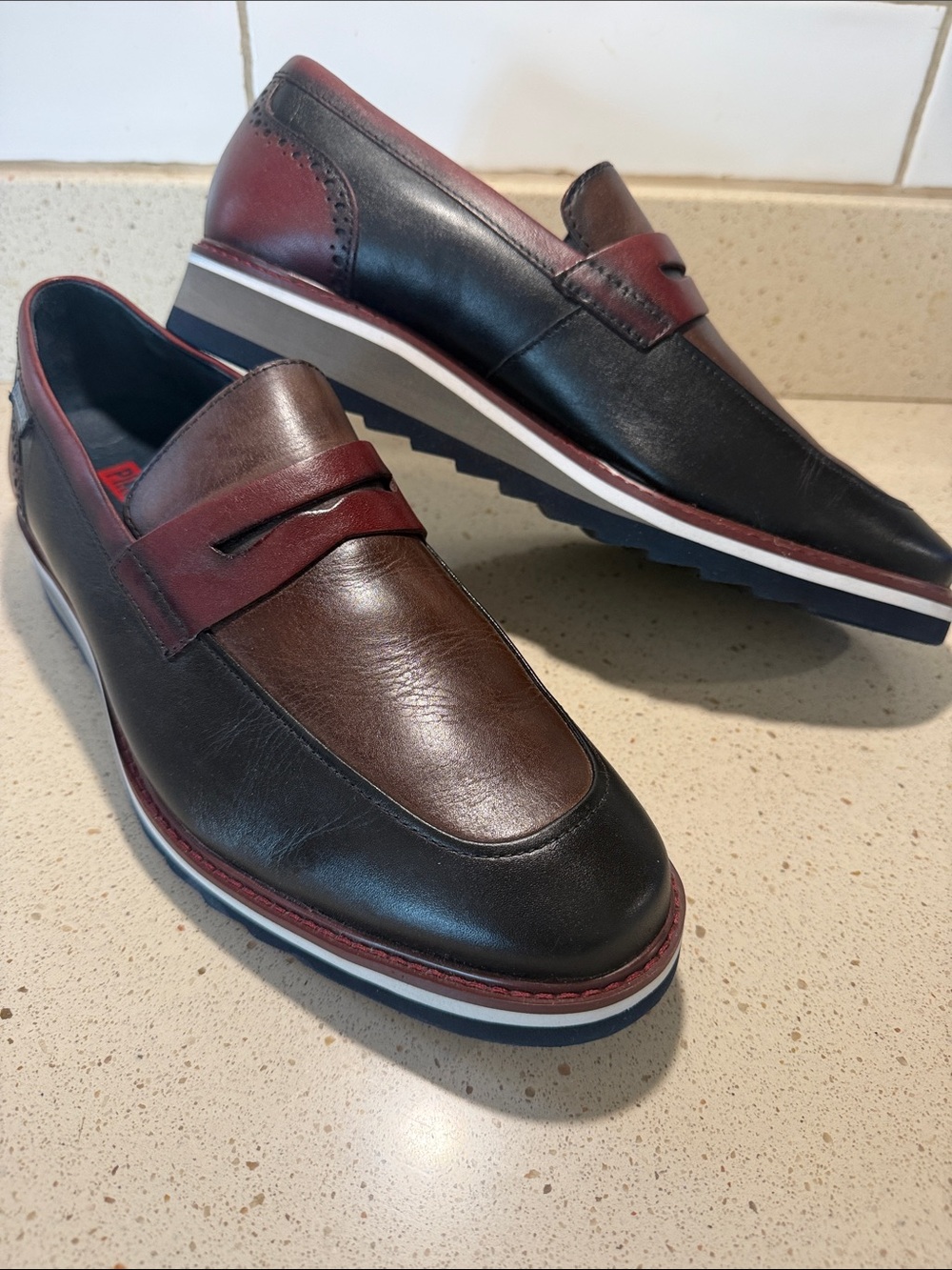Pikolinos Men’s Toulouse M6M-3155 Loafer Shoes Black/Olmo EU 41